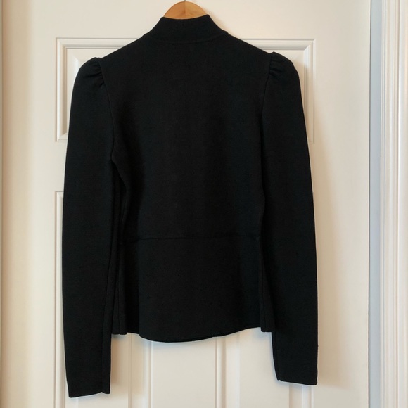 WHBM Double Breasted Military Sweater Jacket - Picture 7 of 8